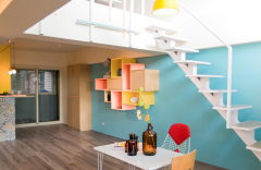 迷人loft设计，用一间色彩公寓来实现童话梦！,许多美丽故事都在这发