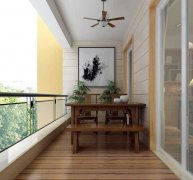 休闲阳台装修中式设计技巧  中式设计要点,在装修房子时候阳台装