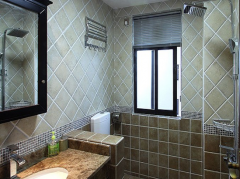 卫浴墙面如何装修？瓷砖PK防水壁纸,卫浴间墙面都是用瓷砖