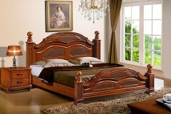 双人实木床的价格是多少 实木床用什么木材好,纹理自然清晰拥有良好