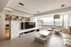 现代简约风的客厅装修设计效果