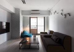 原始空间简单美 素色紧凑型公寓