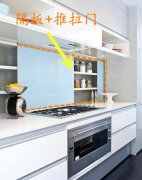 小厨房如何增加收纳 可以尝试吊柜下空间这么去设计,地柜以及吊柜是主要的