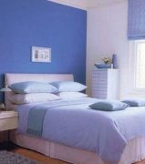 卧室背景墙之蓝色情迷,你是否也