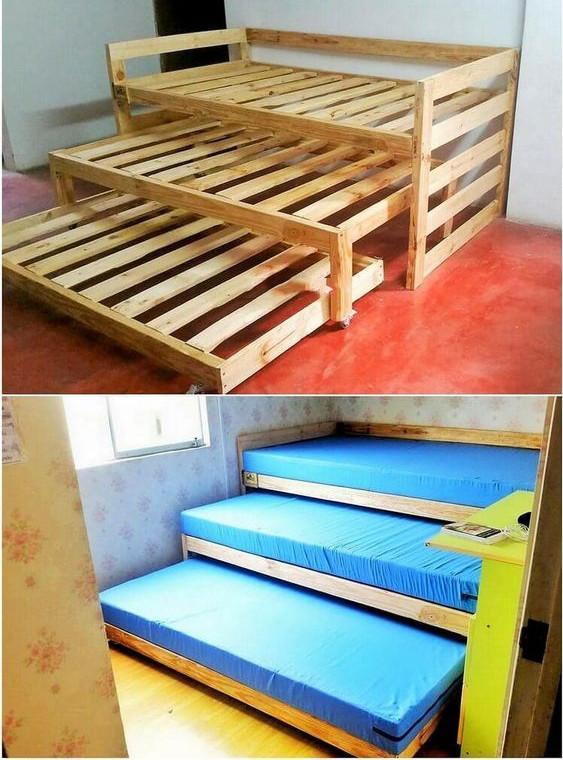 儿童房不买床怎么装修 这样去设计最多可睡3个娃!