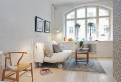 北欧风格小公寓设计 都市白领的世外桃源,无论是玄关优雅的大花