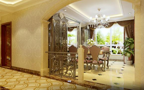 华丽的欧式风格装修设计，高贵奢华的空间