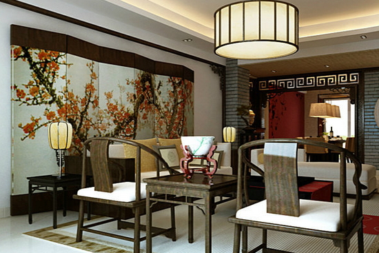 中式客厅装饰案例分享!