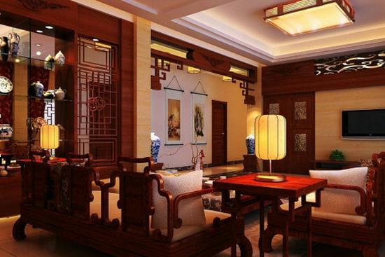 中式客厅装饰案例分享!