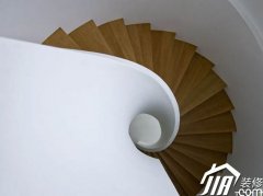美丽收纳全攻略 12种创意楼梯设计,弧形线条