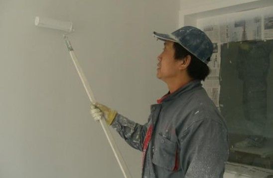 墙面油漆施工