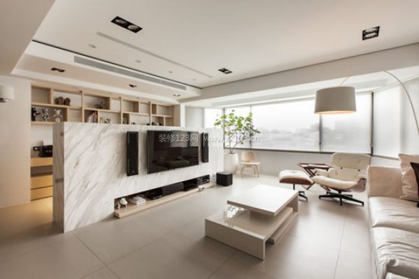 现代简约风的客厅装修设计效果图