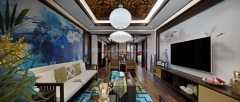 中式客厅装修设计，展现中国神