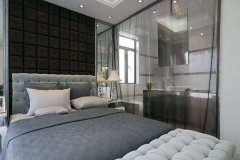 客厅和卧室透光隔断墙 室内隔断墙用什么材料好 卧室隔断最简单最实惠的方法