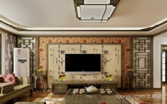 中式客厅电视背景墙装修,让家装更具非凡魅