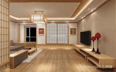 90平方两室两厅装修图,日式风格的宁静致远