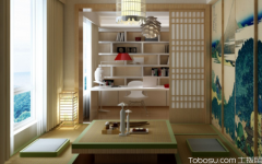 日式书房装修介绍,色彩日式室内设计使用