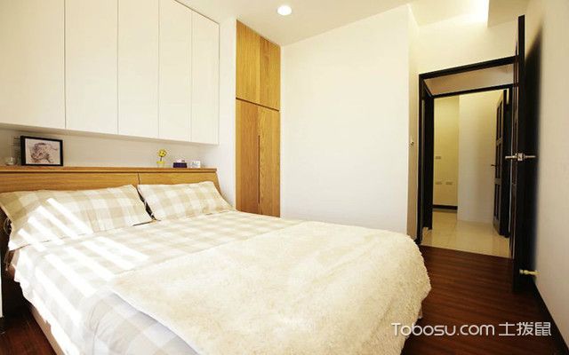 南京85平米现代风格装修之卧室