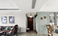 芜湖142平欧式风格装修案例,家居空间给人端