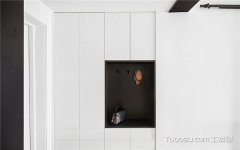 100平米北欧风格家装案例,用白色装点居室空