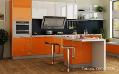 小厨房橱柜颜色搭配技巧,让小厨房更美观时