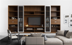 2018电视墙收纳柜效果图,打造整洁舒适的环境