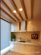 厨房天花板吊顶图,兼具美观与使用的家装设