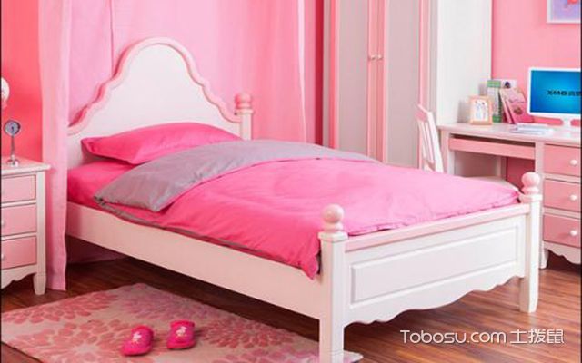 粉色卧室布置效果图