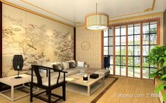 日式客厅装修效果图,营造自然清爽的家居环