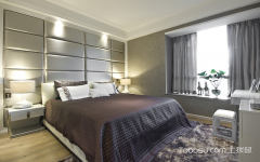 现代简约风格卧室装修图片,舒适大气的卧室