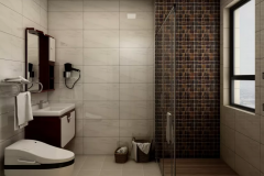卫生间瓷砖效果图赏析 选择你最爱的一款,下面来看卫生间瓷砖效