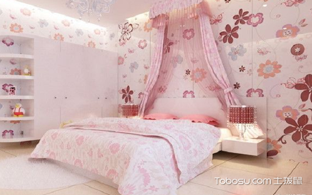 韩式女生卧室装修效果图 