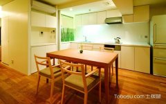 日式厨房装修效果图,日式风格厨房的设计有